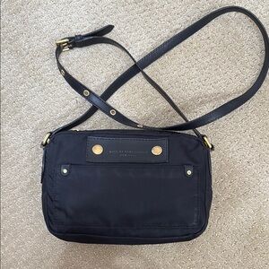 Marc By Marc Jacobs Black Crossbody with Gold Accents